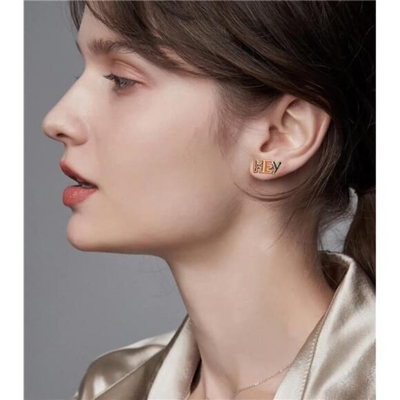 WOWORAMA Halloween Pumpkin Earrings | Cute Crystal Studs & Drop Earrings - Picture 4 of 5